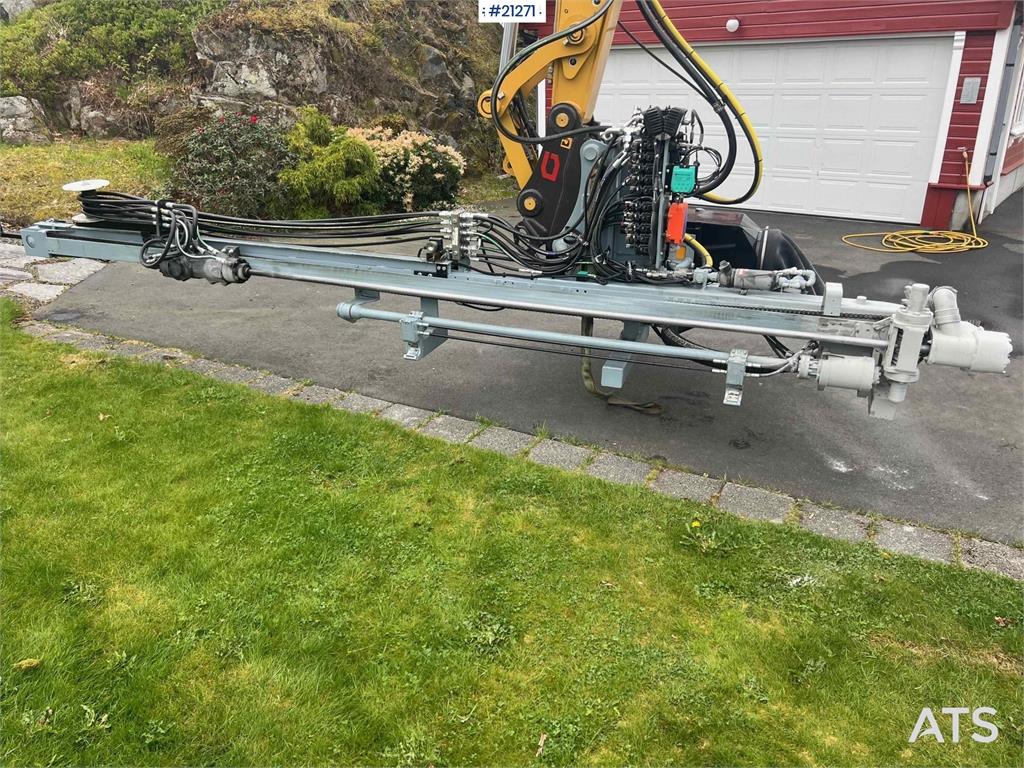 Montabert micro drill tower significantly upgraded w/ hc25 h