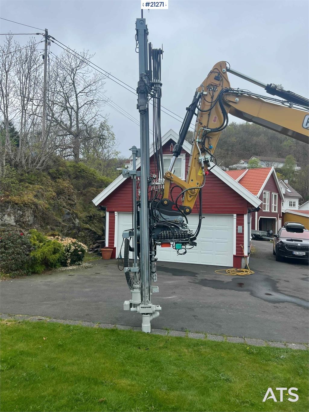 Montabert micro drill tower significantly upgraded w/ hc25 h