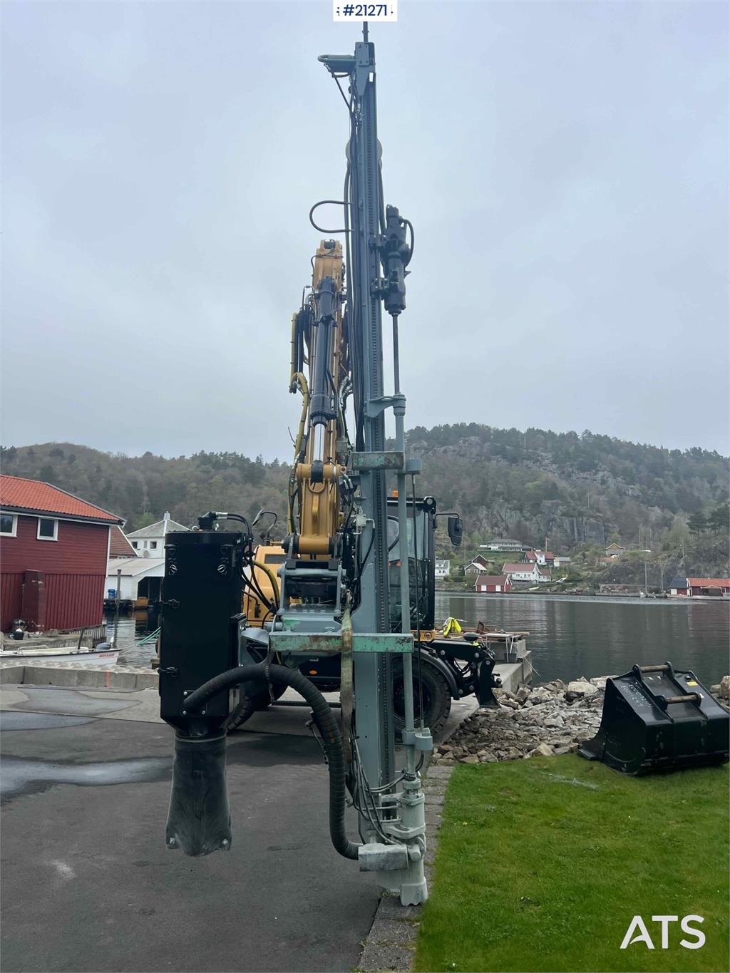 Montabert micro drill tower significantly upgraded w/ hc25 h