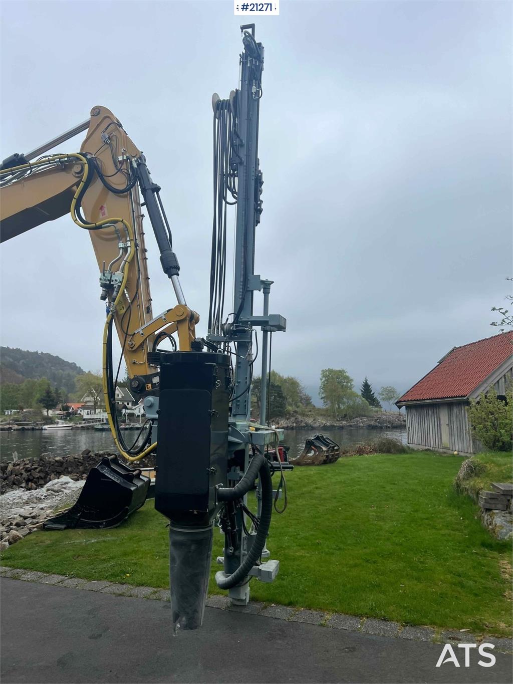 Montabert micro drill tower significantly upgraded w/ hc25 h