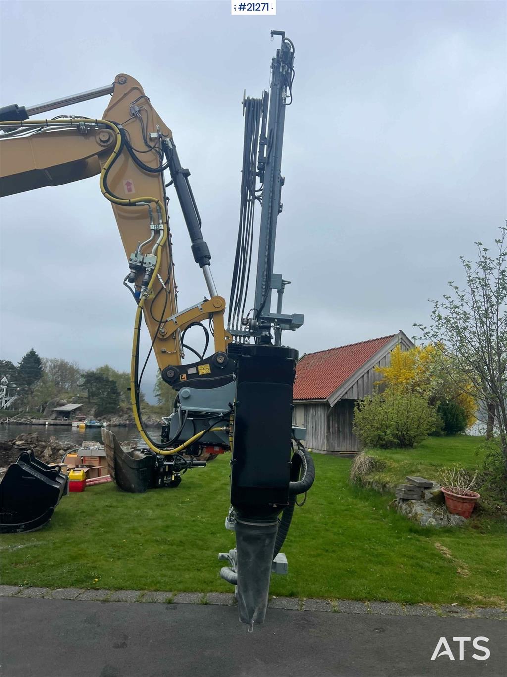Montabert micro drill tower significantly upgraded w/ hc25 h