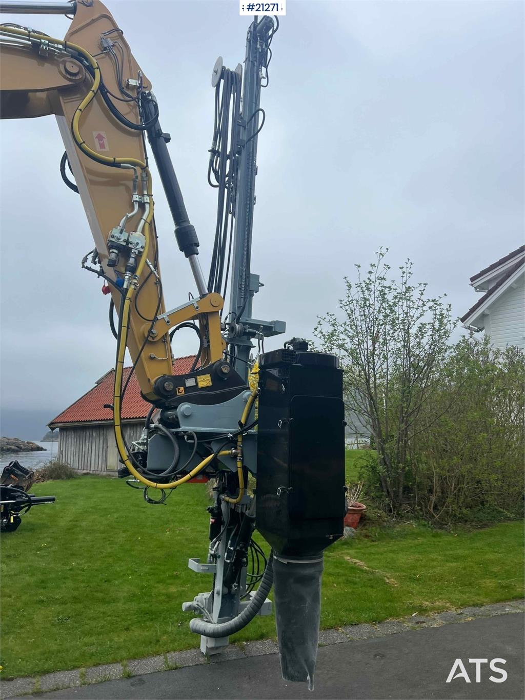 Montabert micro drill tower significantly upgraded w/ hc25 h