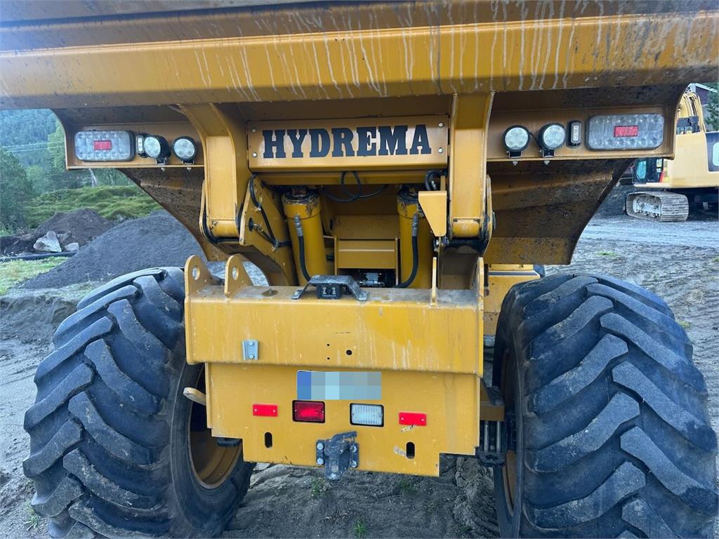 Hydrema 912GS dump truck w/white signs. WATCH VIDEO.