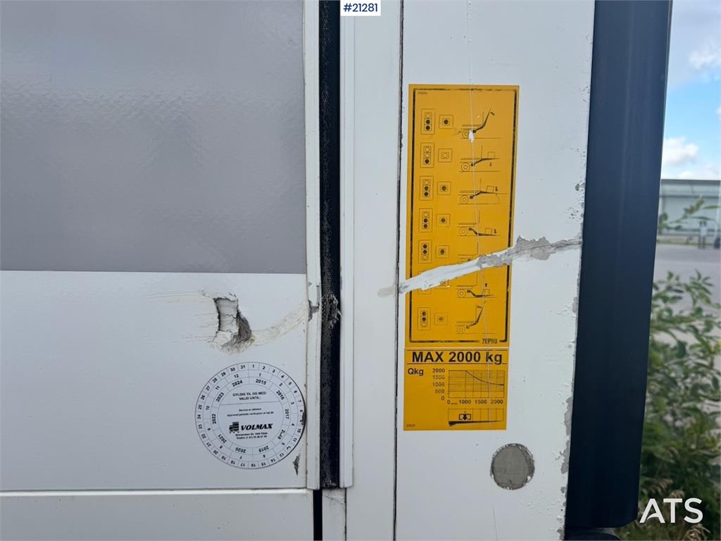 Ekeri Cabinet trailer w/ Full side opening.