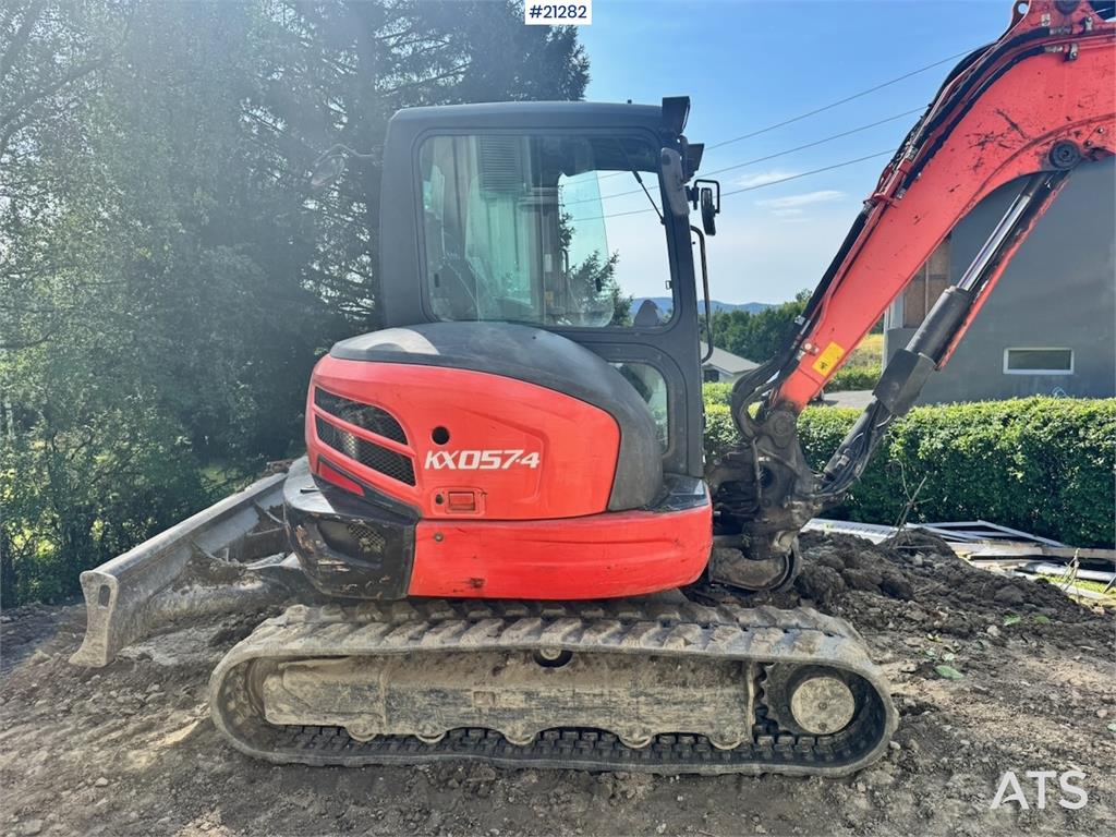 Kubota KX057-4 Tracked excavator w/ Rototilt and 2 bucket