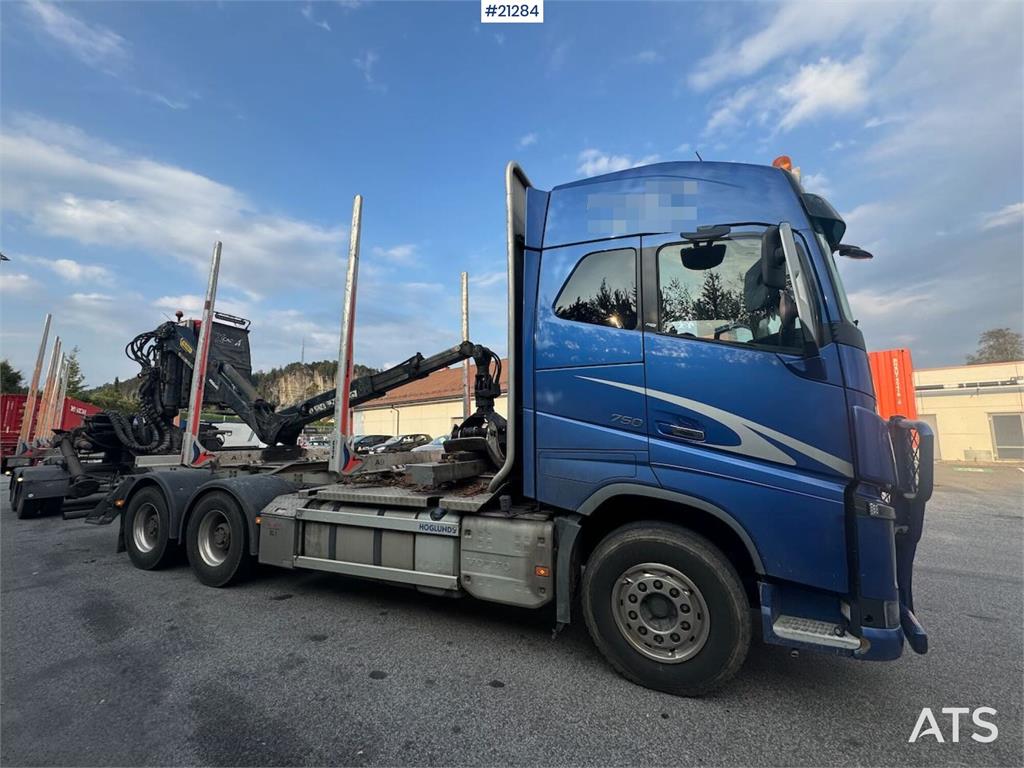 Volvo Fh750 6x4 Log Truck w/ 2019 Epsilon M12L Crane