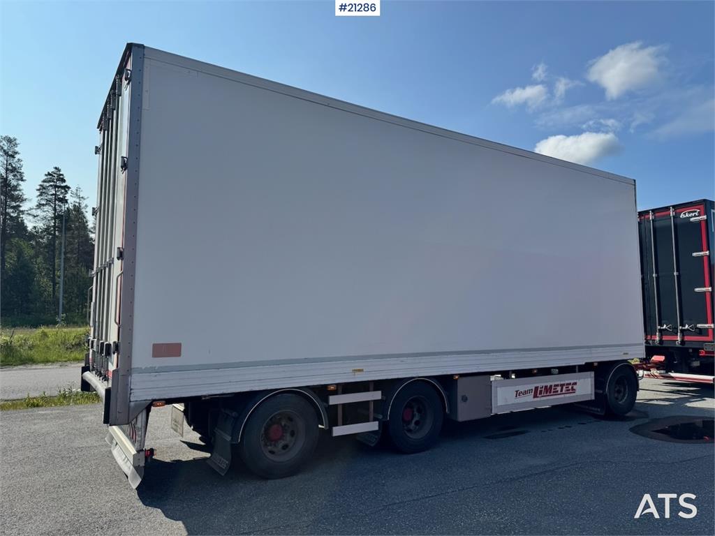 Limetec Box trailer. Full side opening.