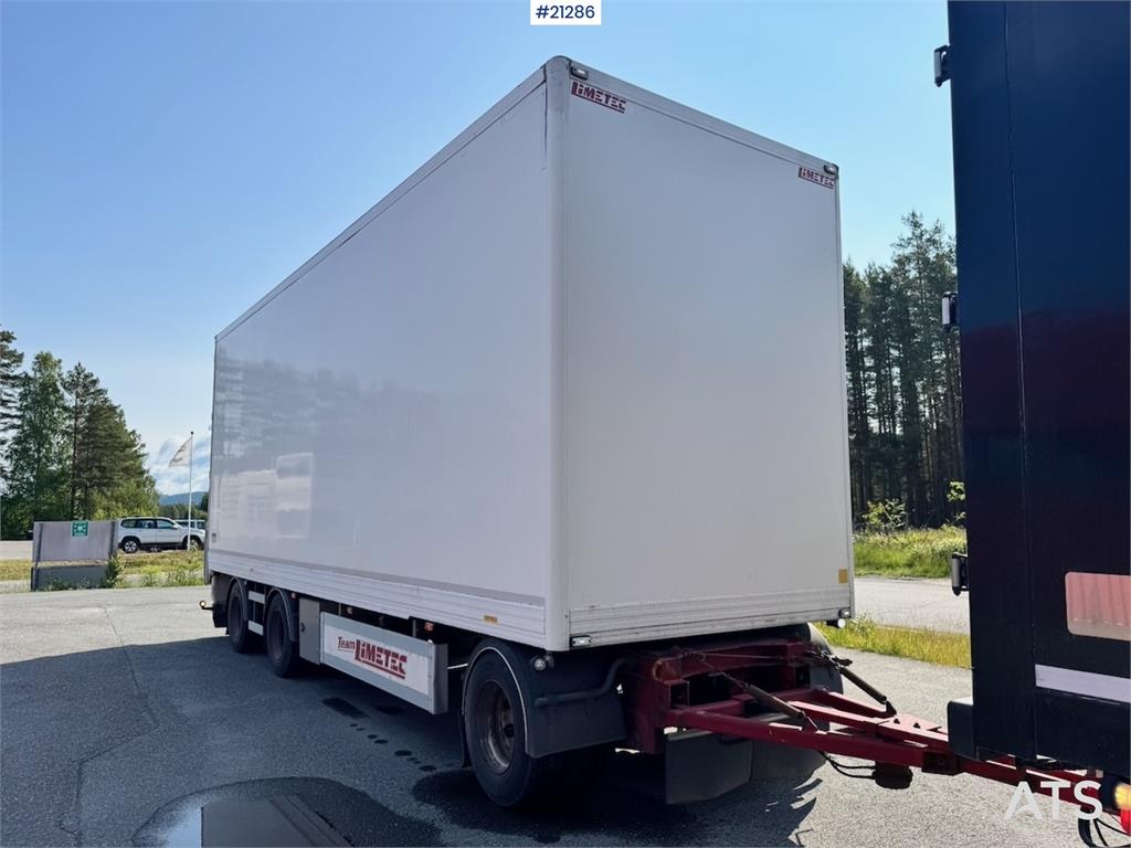 Limetec Box trailer. Full side opening.
