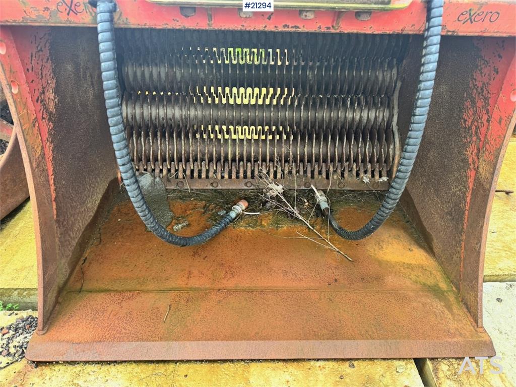 Exero bucket for excavator and wheel loader.