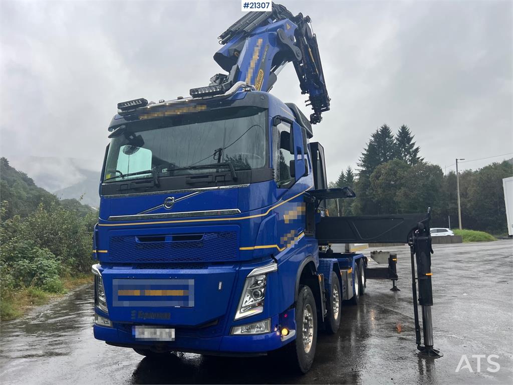 Volvo FH 8x4 crane truck w/ 2017 165 t/m palfinger crane
