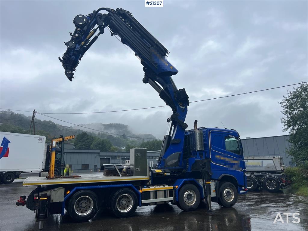 Volvo FH 8x4 crane truck w/ 2017 165 t/m palfinger crane