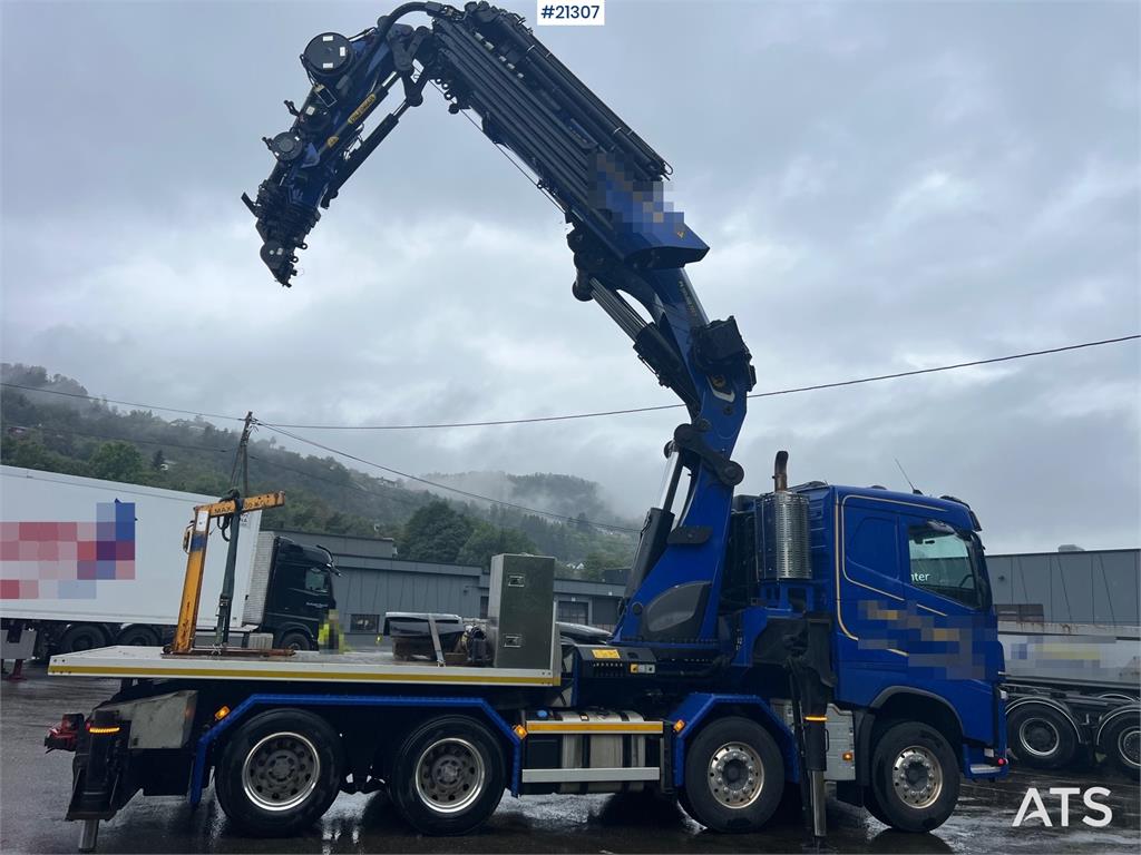 Volvo FH 8x4 crane truck w/ 2017 165 t/m palfinger crane