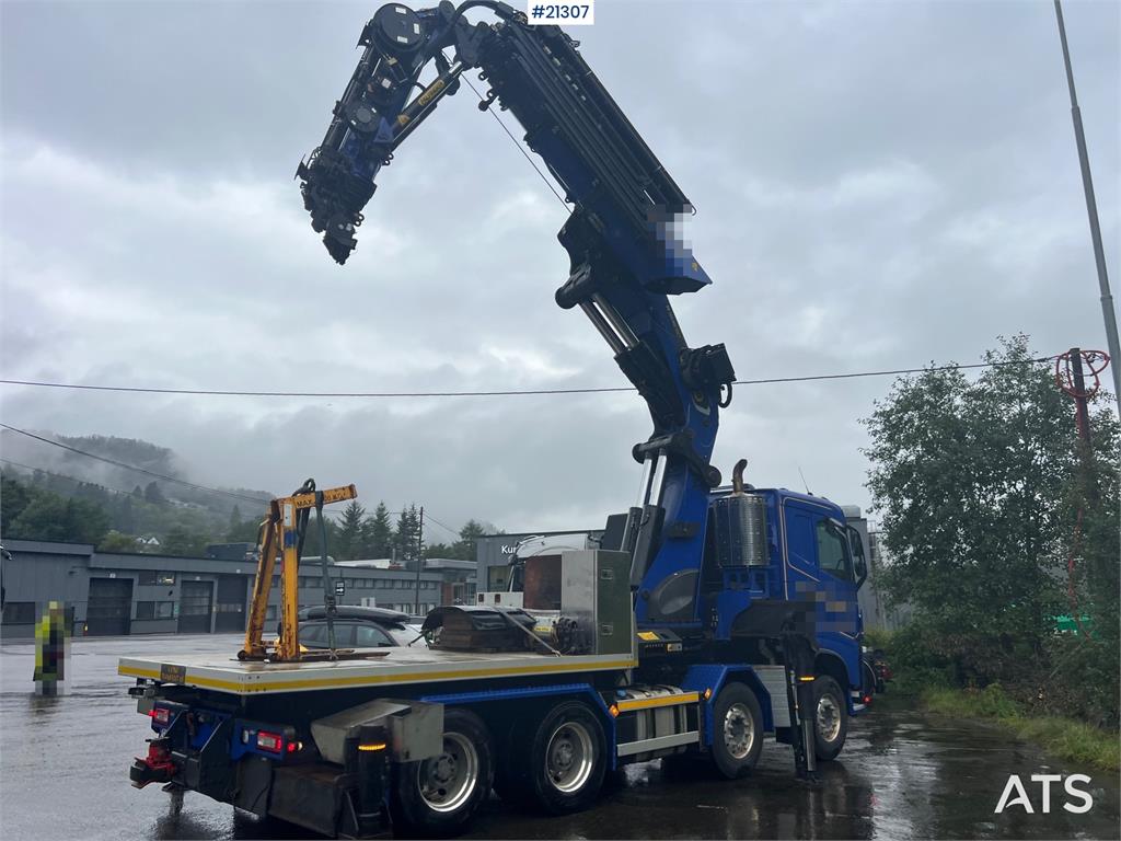 Volvo FH 8x4 crane truck w/ 2017 165 t/m palfinger crane