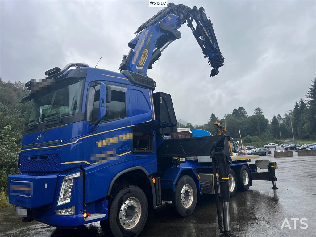 Volvo FH 8x4 crane truck w/ 2017 165 t/m palfinger crane