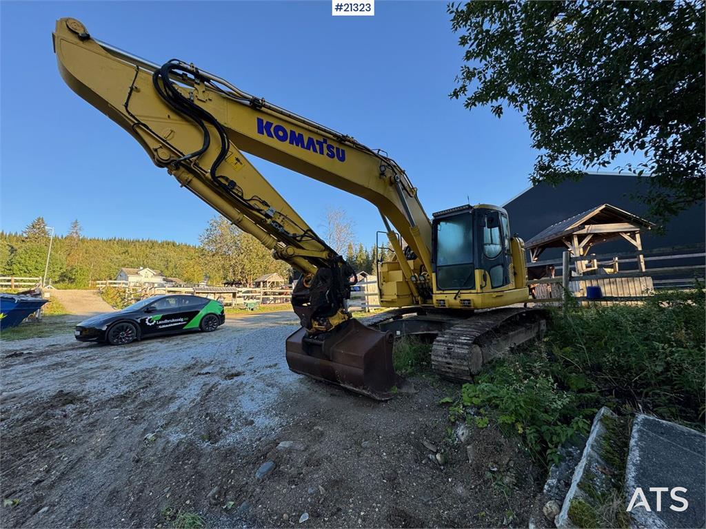 Komatsu PC288 w/ sanding bucket and rotor tilt!