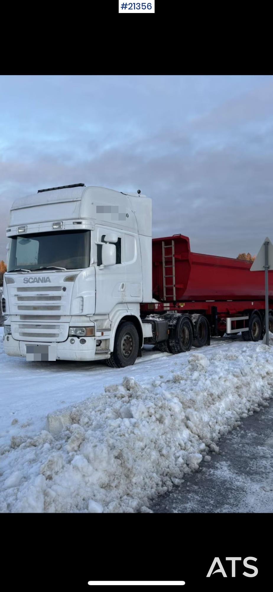 Scania R500 Tractor w/hydraulics & disc recorder