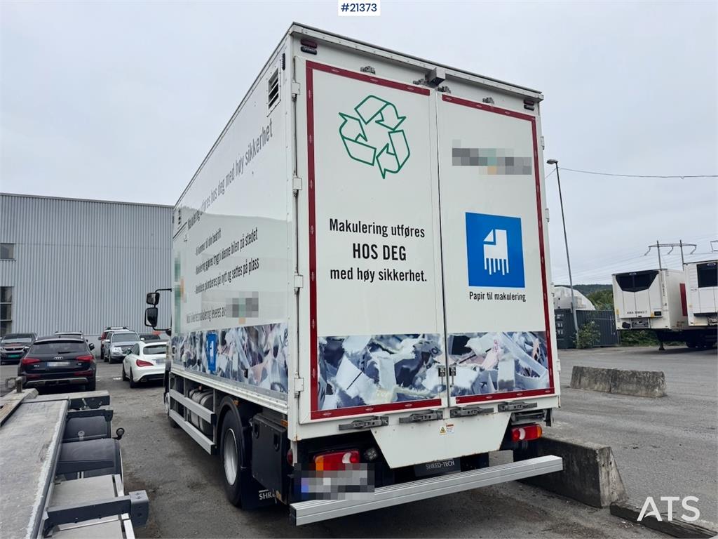 DAF LF260 Shredder Truck. 37,000 km! Must See!