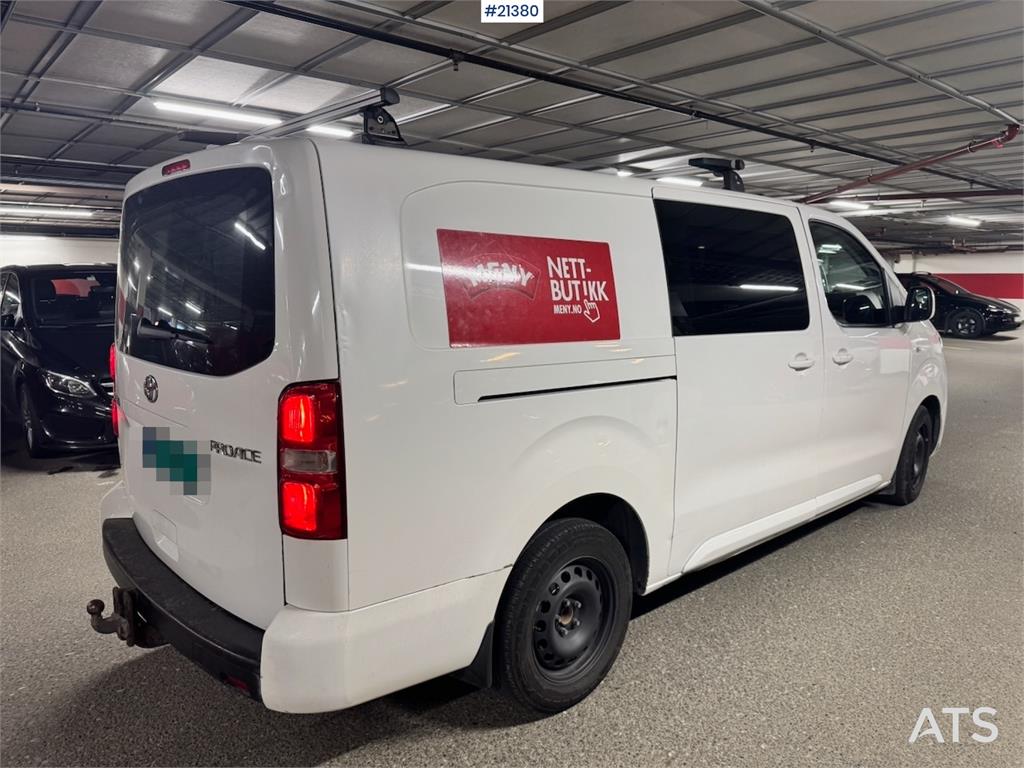Toyota Proace w/ 2 sets of tires.