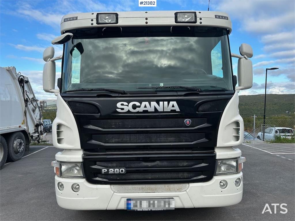 Scania P280 4x2 skip loader. Recently EU approved.