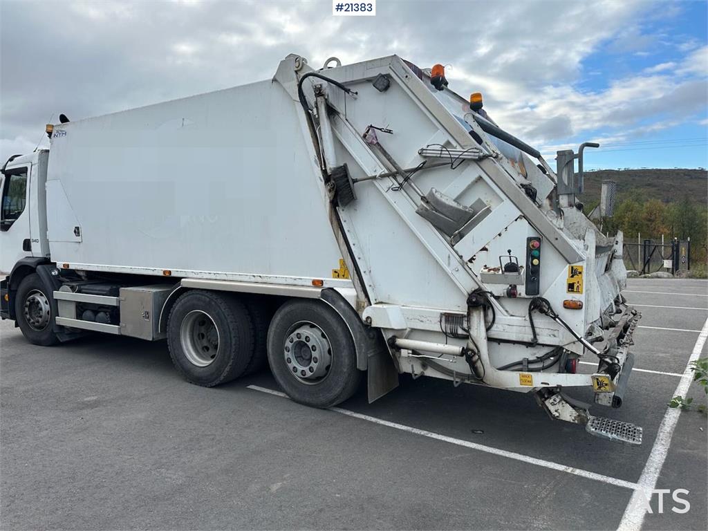 Volvo FE 6x2 compactor truck w/ NTM body and low mileage