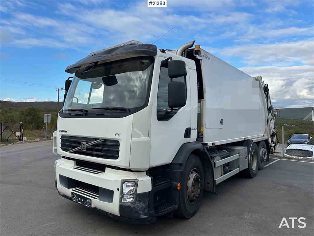 Volvo FE 6x2 compactor truck w/ NTM body and low mileage