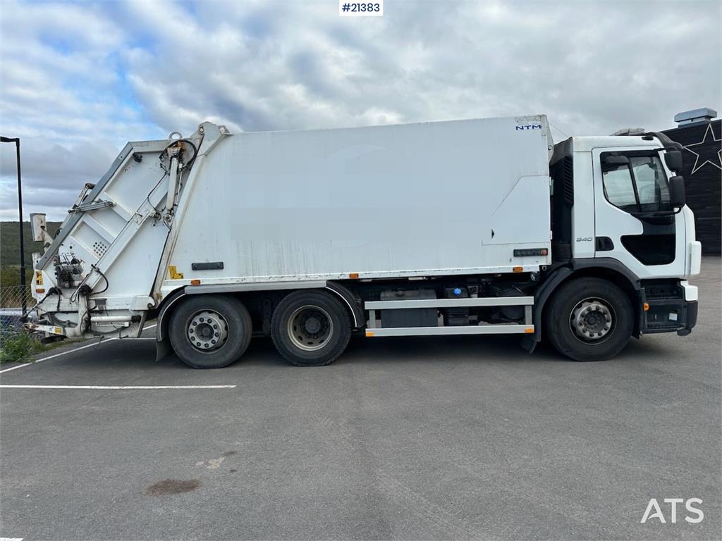 Volvo FE 6x2 compactor truck w/ NTM body and low mileage
