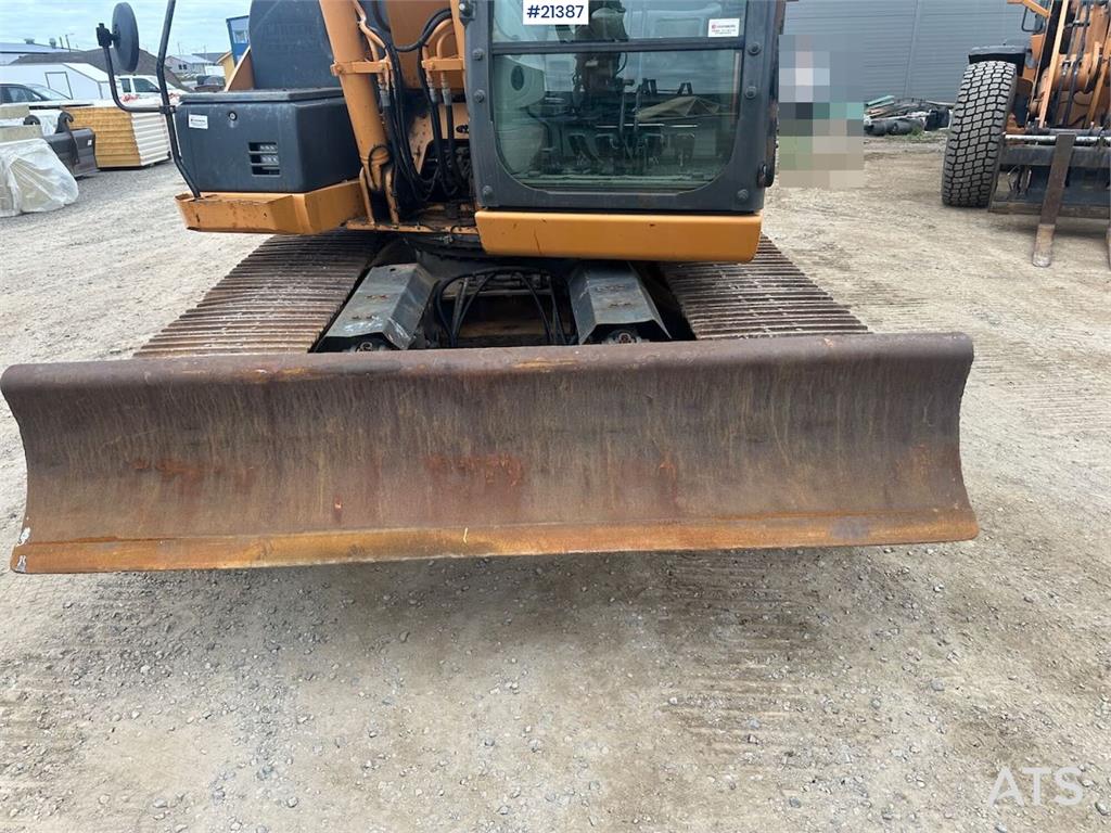 CASE CX130B excavator w/rototilt and two buckets. WATCH