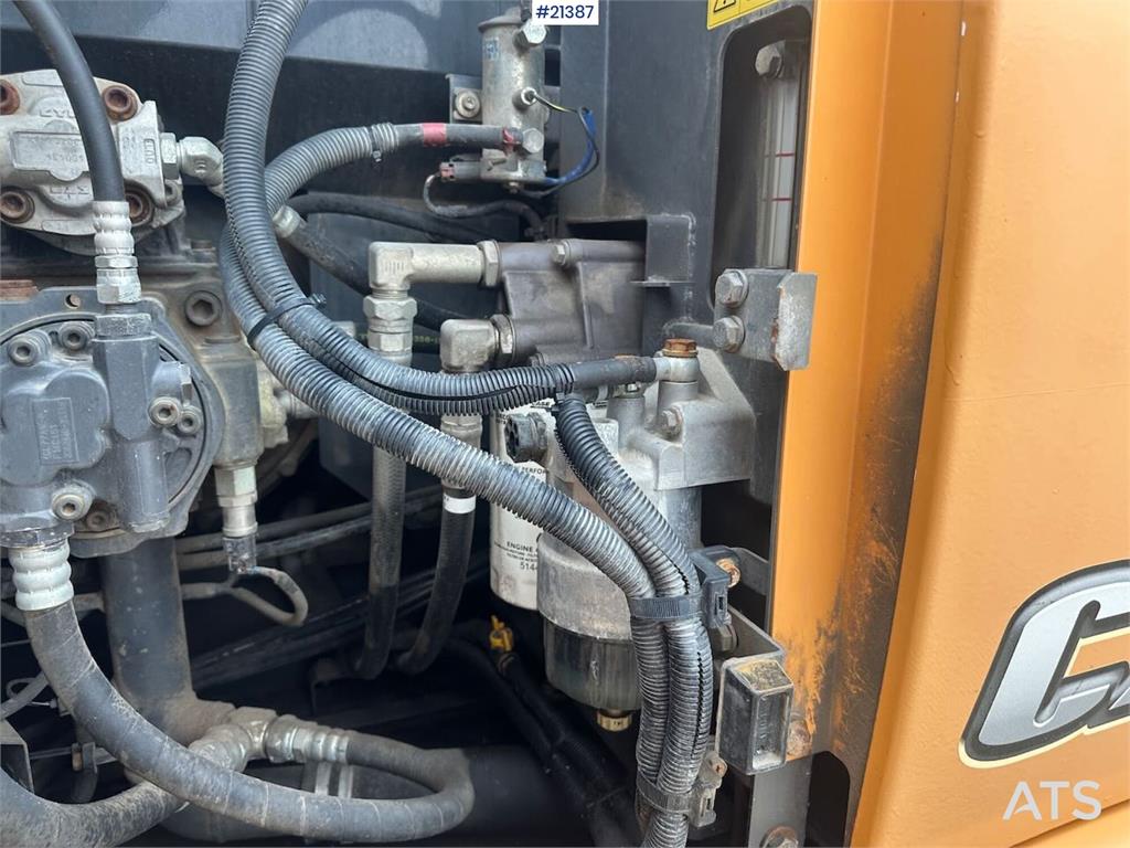CASE CX130B excavator w/rototilt and two buckets. WATCH