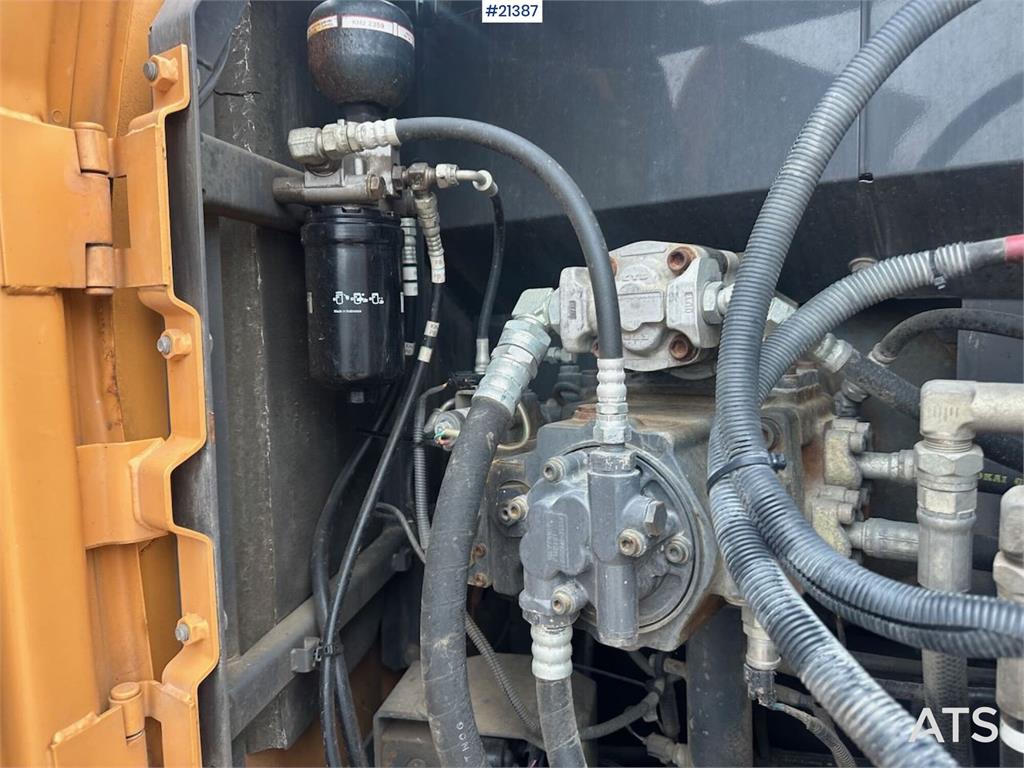 CASE CX130B excavator w/rototilt and two buckets. WATCH
