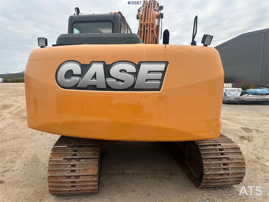 CASE CX130B excavator w/rototilt and two buckets. WATCH