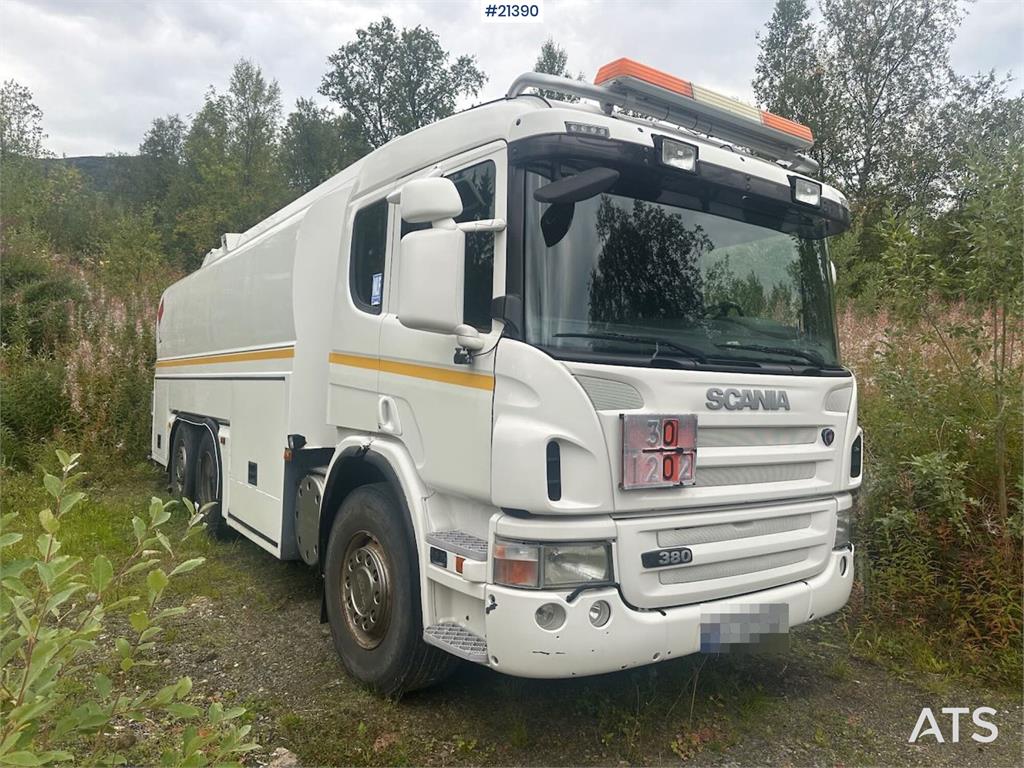 Scania R380 6x2 tanker truck with eurotank body.