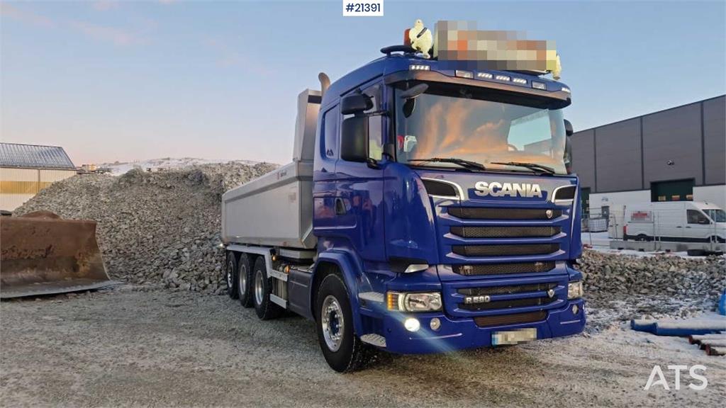 Scania R580 8x4 tippbil. Mye deler byttet!