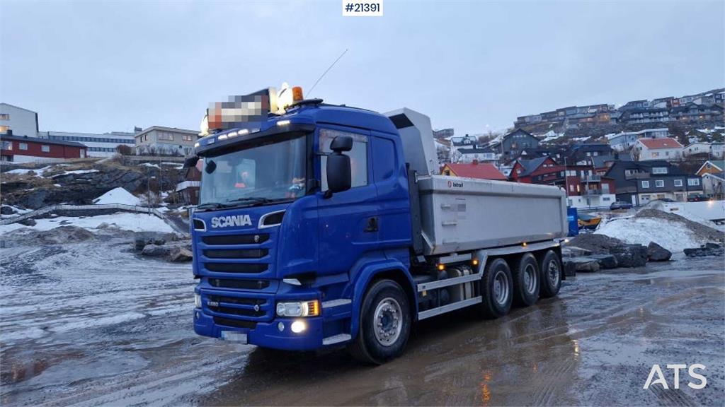 Scania R580 8x4 tippbil. Mye deler byttet!