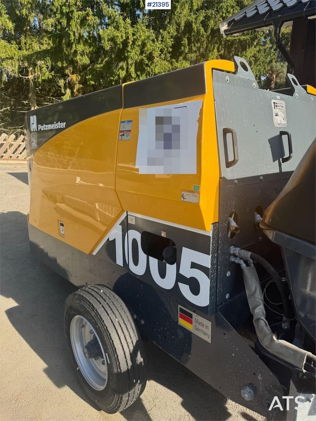 Putzmeister BSA 1005 D5 Concrete Pump WATCH VIDEO