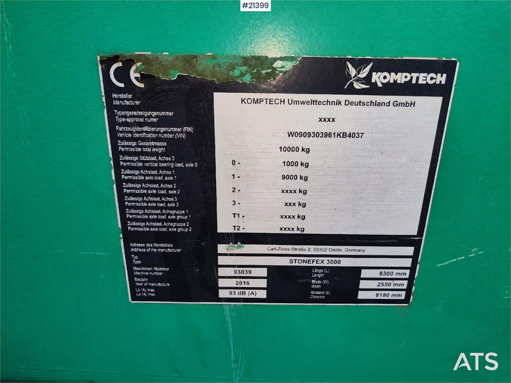 Komptech Stonefex 3000 Separator