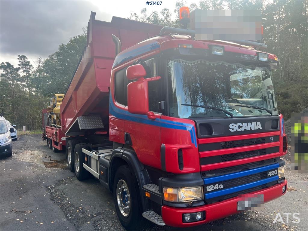 Scania P124G 6x2 Tippbil
