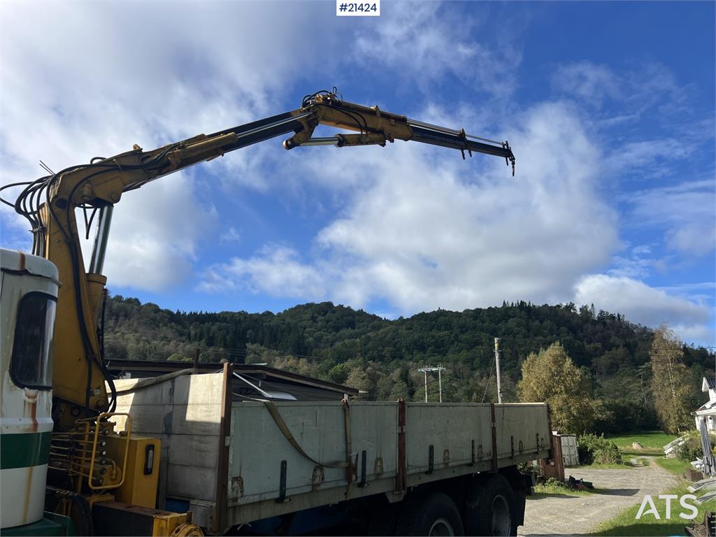 Scania LB 81 6x2 Crane truck w/ 10t/m crane and tipper Re