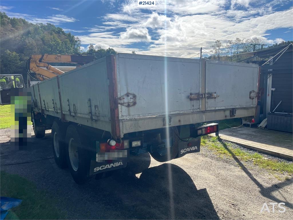 Scania LB 81 6x2 Crane truck w/ 10t/m crane and tipper Re