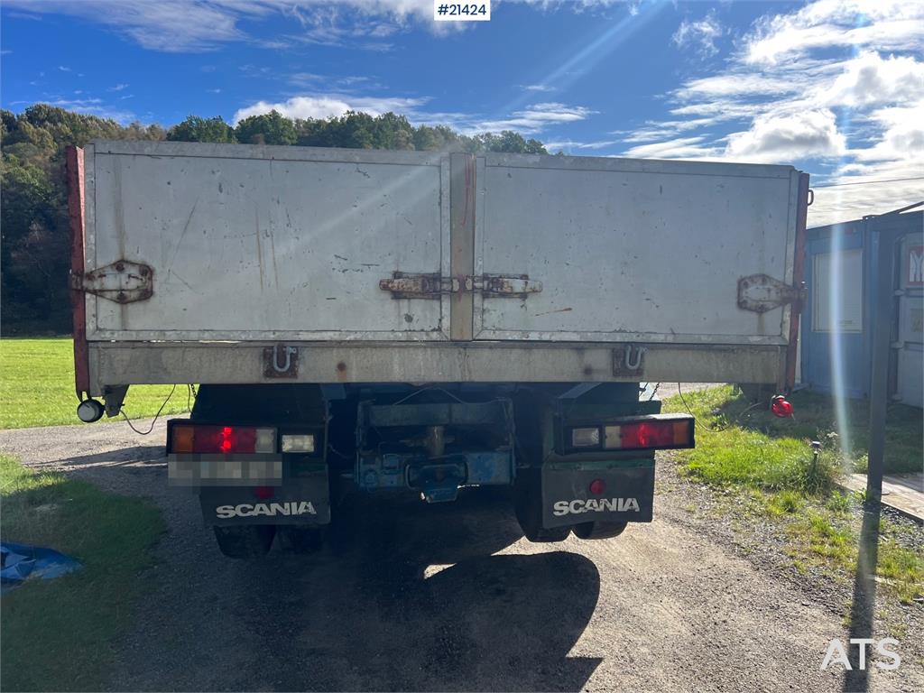 Scania LB 81 6x2 Crane truck w/ 10t/m crane and tipper Re