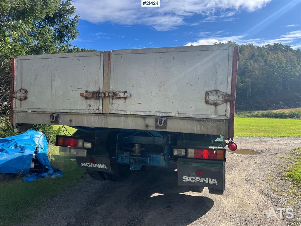 Scania LB 81 6x2 Crane truck w/ 10t/m crane and tipper Re