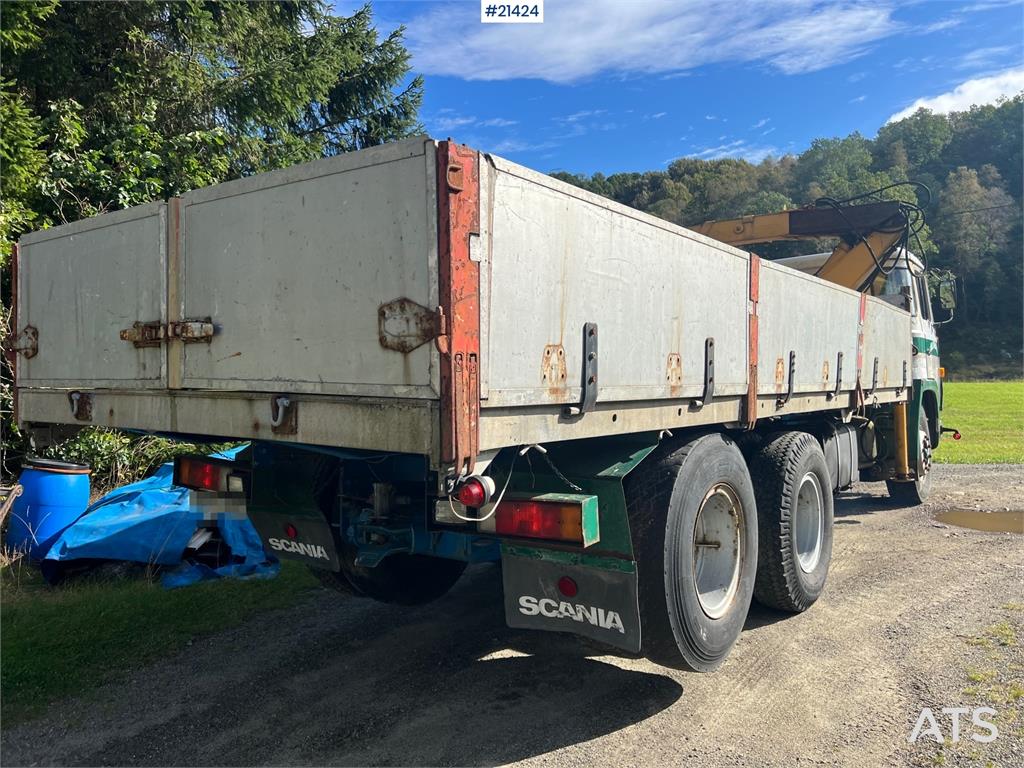 Scania LB 81 6x2 Crane truck w/ 10t/m crane and tipper Re