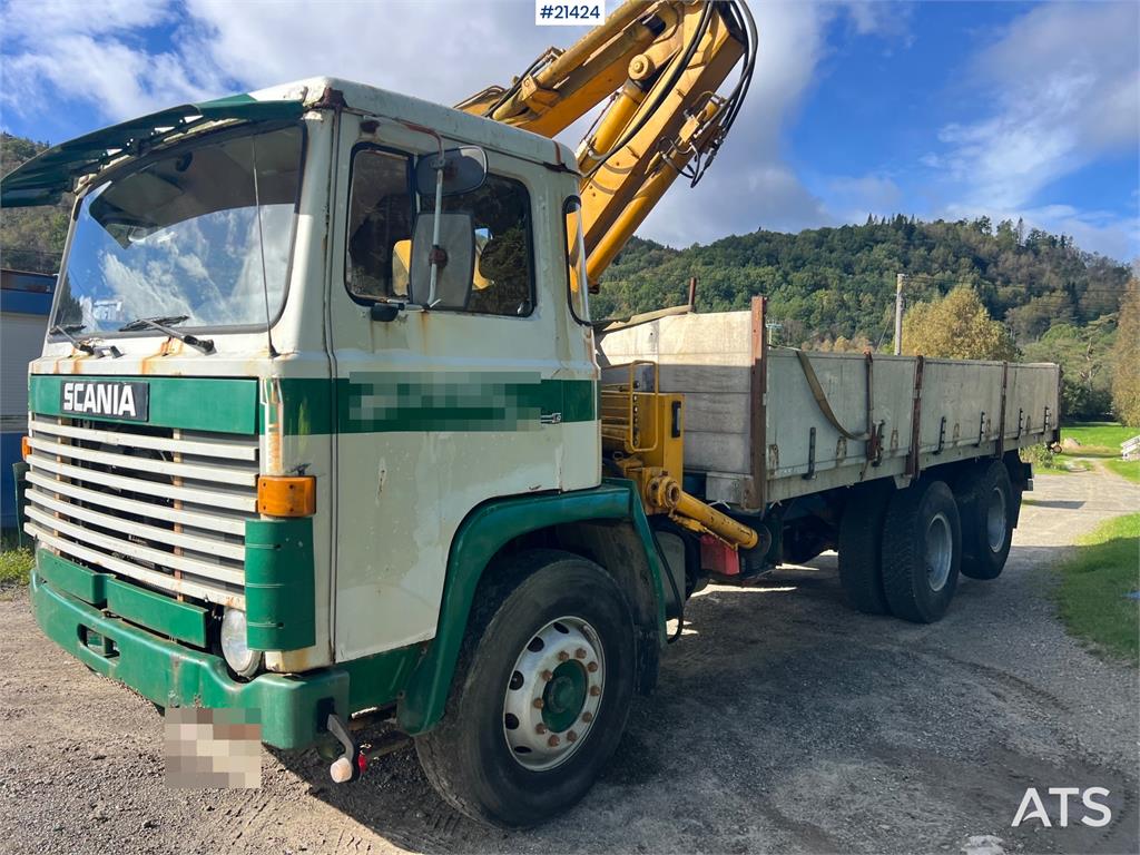 Scania LB 81 6x2 Crane truck w/ 10t/m crane and tipper Re