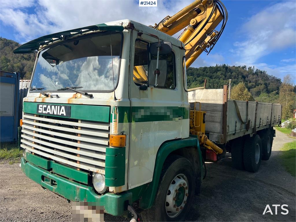 Scania LB 81 6x2 Crane truck w/ 10t/m crane and tipper Re