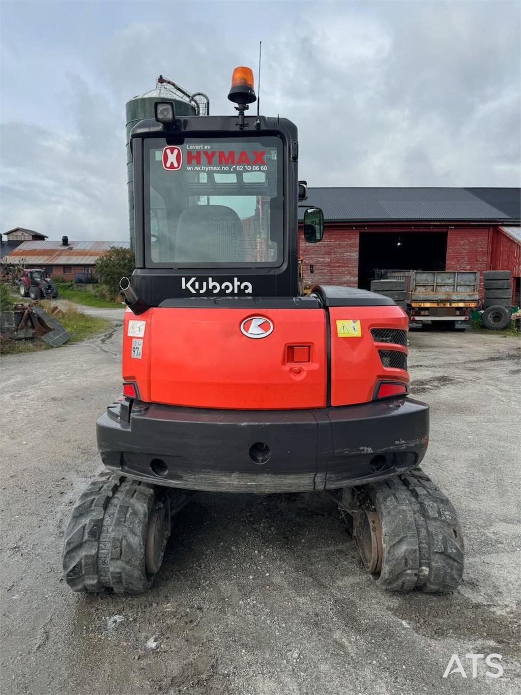 Kubota KX057-4 Tracked excavator w/ sanding bucket and ro