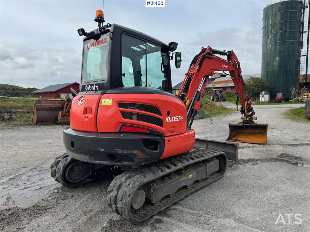 Kubota KX057-4 Tracked excavator w/ sanding bucket and ro