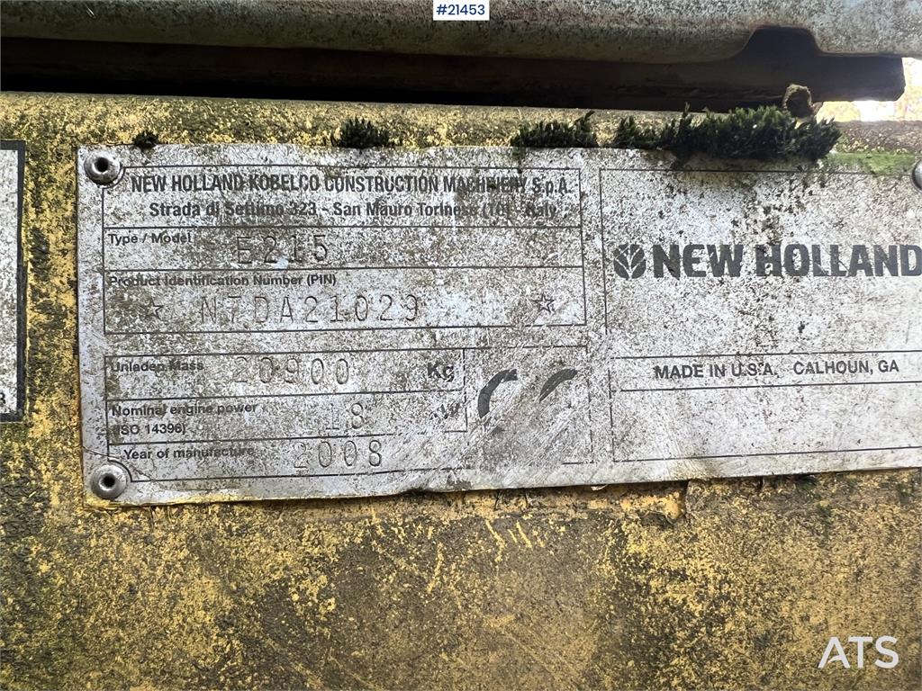 New Holland E215 Excavator