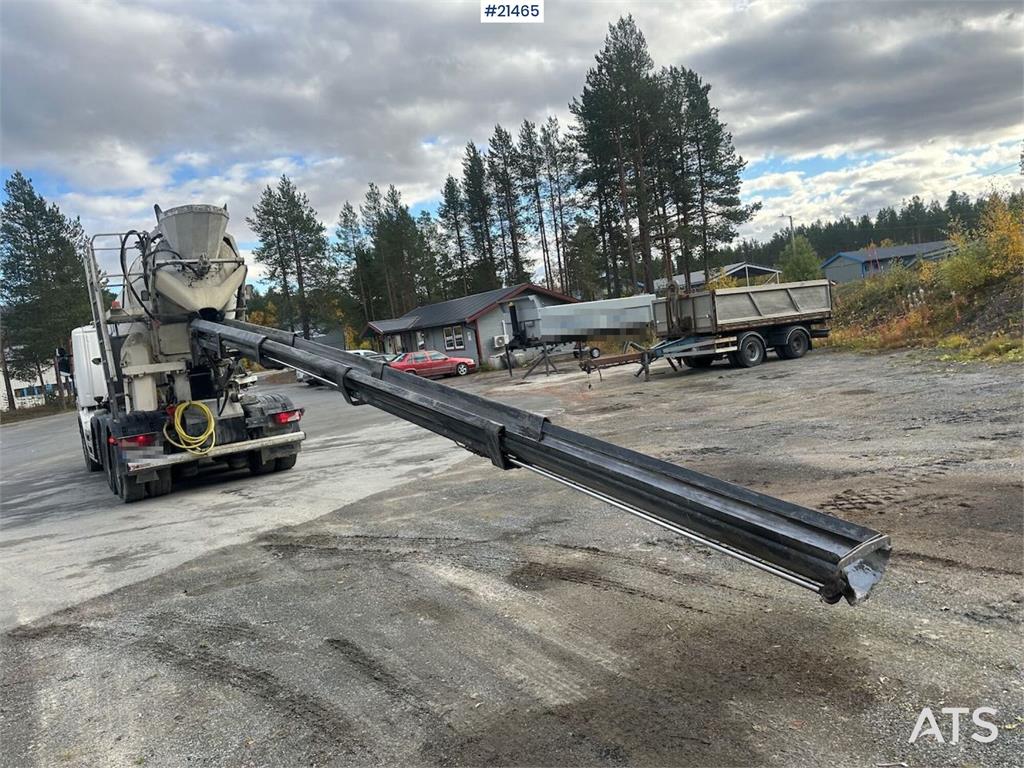 Scania G480 8x2 concrete truck w/ Saraka building and cro