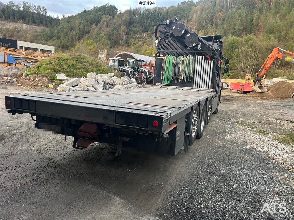 Scania G560 8x2 pusher crane truck w/ onspot, 2023 50t/m