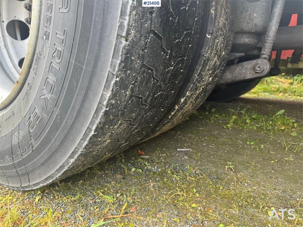 Volvo Fh520 6x2 box truck w/ full side opening and lift.