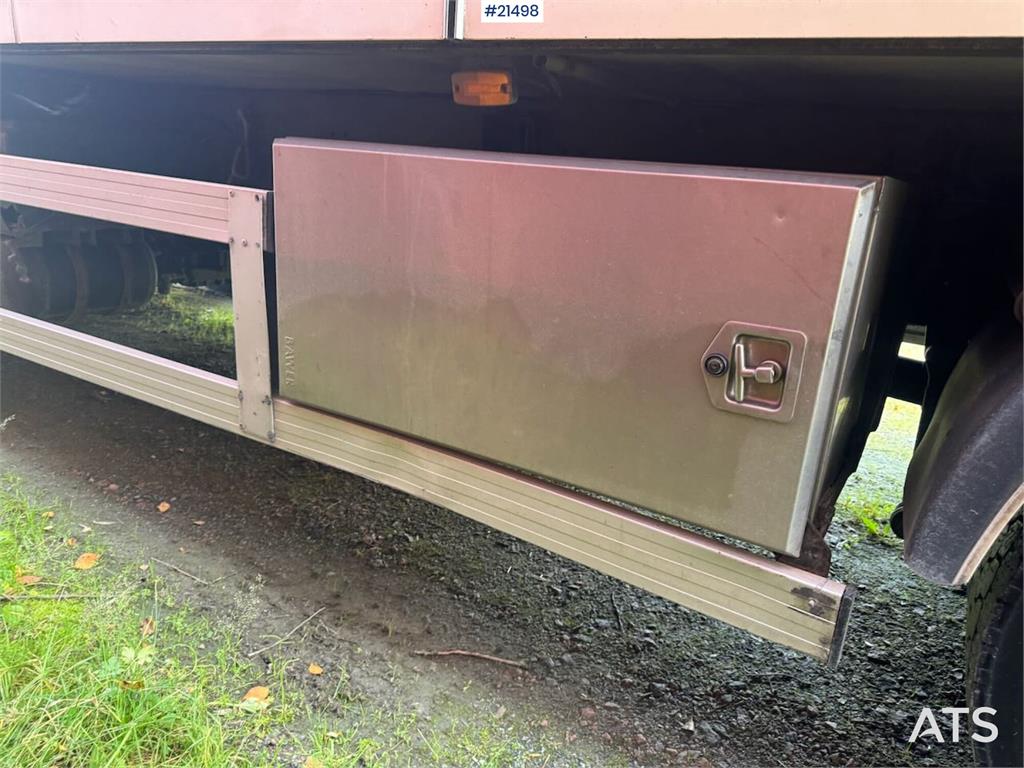 Volvo Fh520 6x2 box truck w/ full side opening and lift.